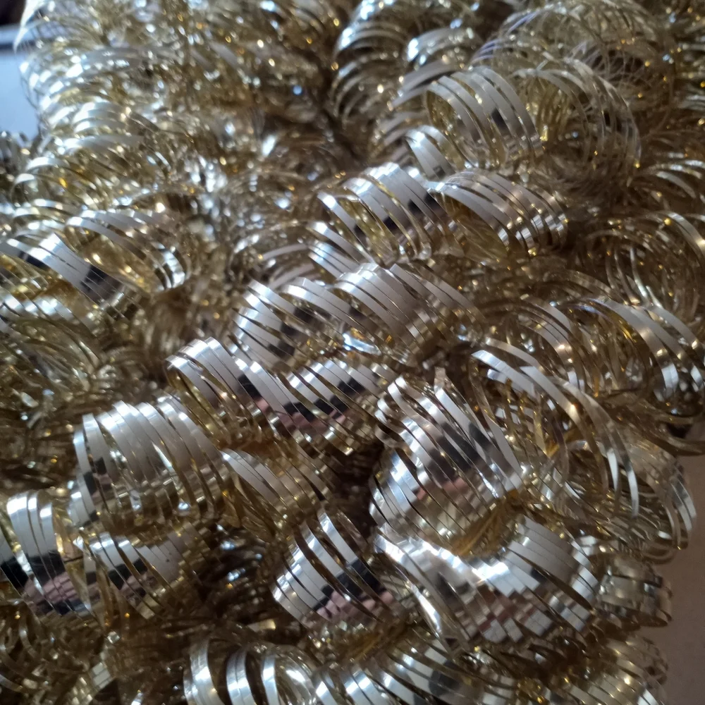 Antique metallic gold Garland, West Germany